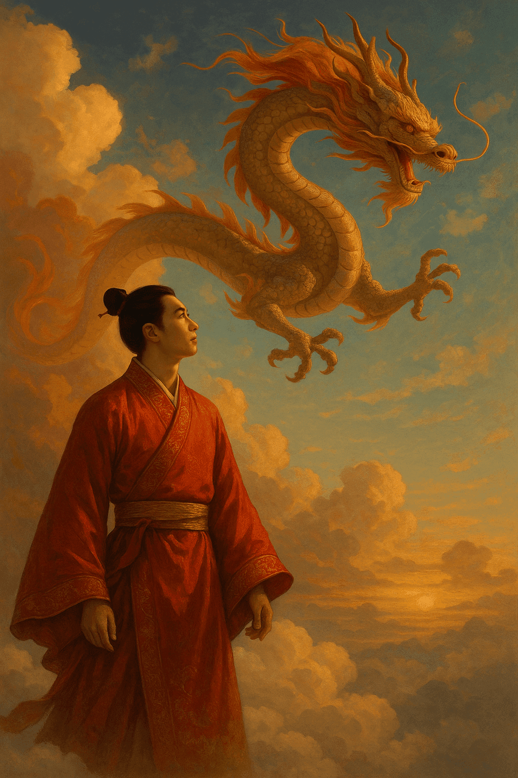 AI-generated artwork: I'm Chinese. Visualize my fantasies.